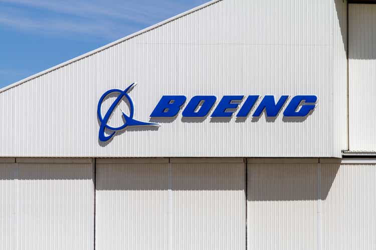 Boeing Logo on Building