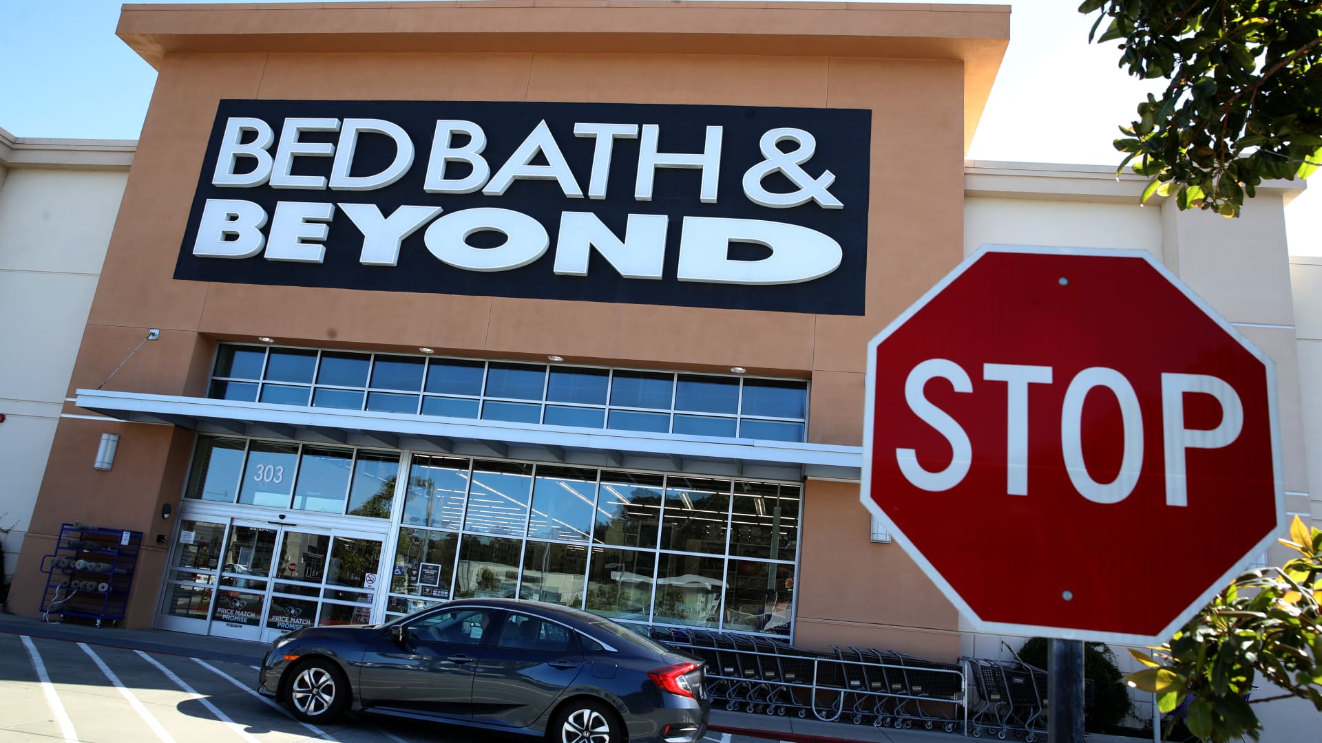 Bed Bath & Beyond shares jump more than 50% as message board mentions soar