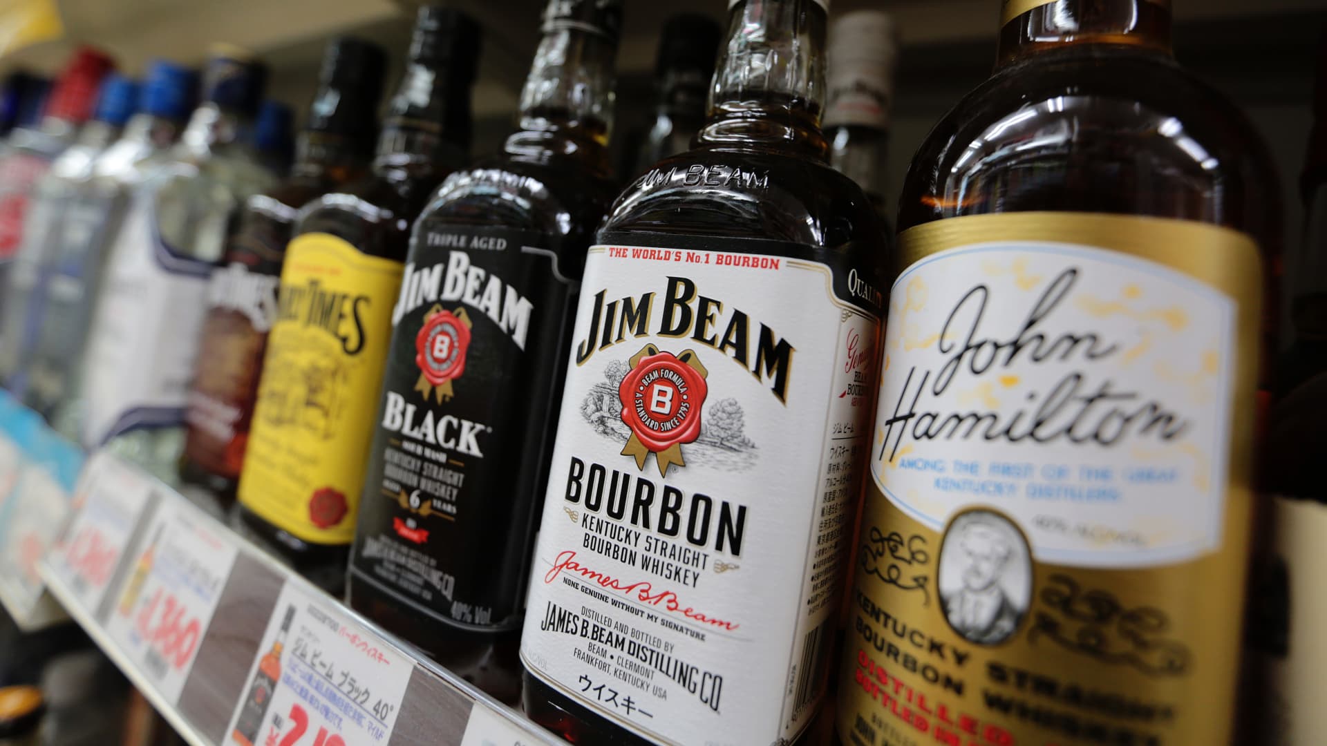 Some spirits drinkers are starting to trade down, Beam Suntory says