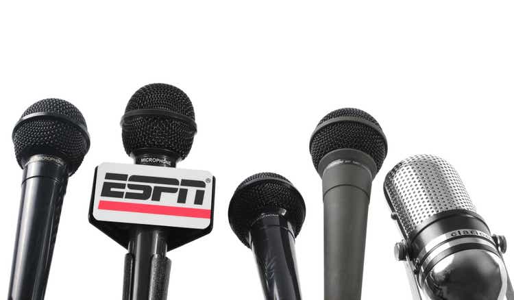 Five Microphones and ESPN mic flag