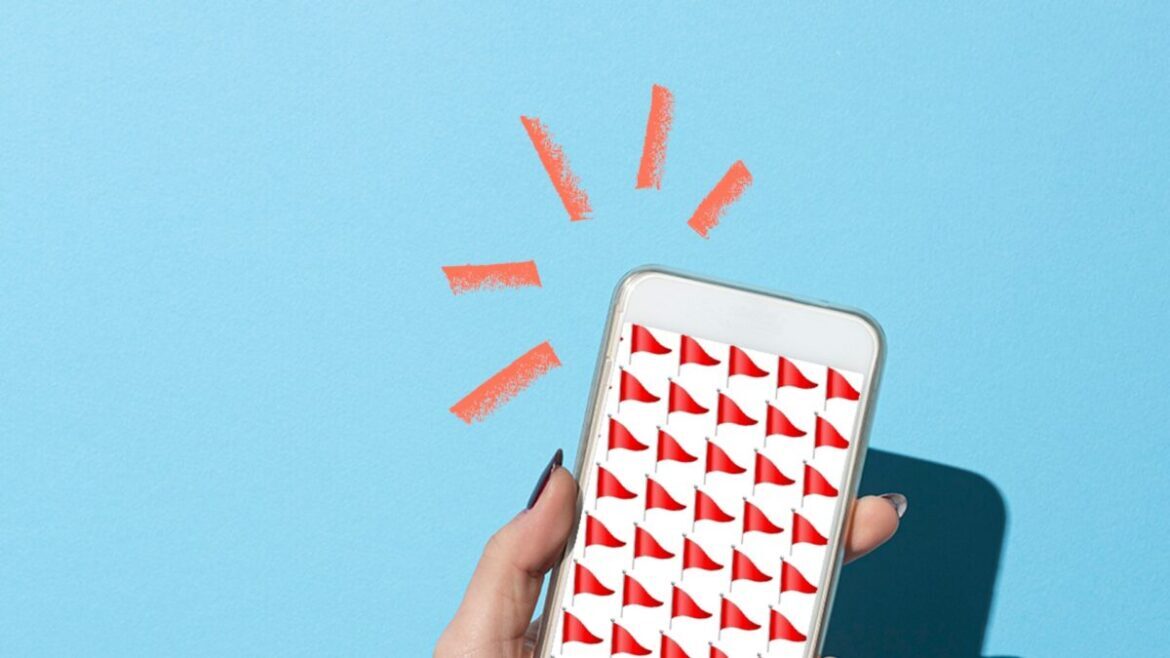 Red flags cybersecurity (Image Source: https://www.glamourmagazine.co.uk/article/red-flag-emoji-twitter)