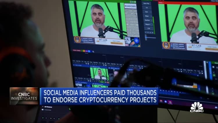 Social media influencers paid thousands to endorse potentially fraudulent cryptocurrency projects