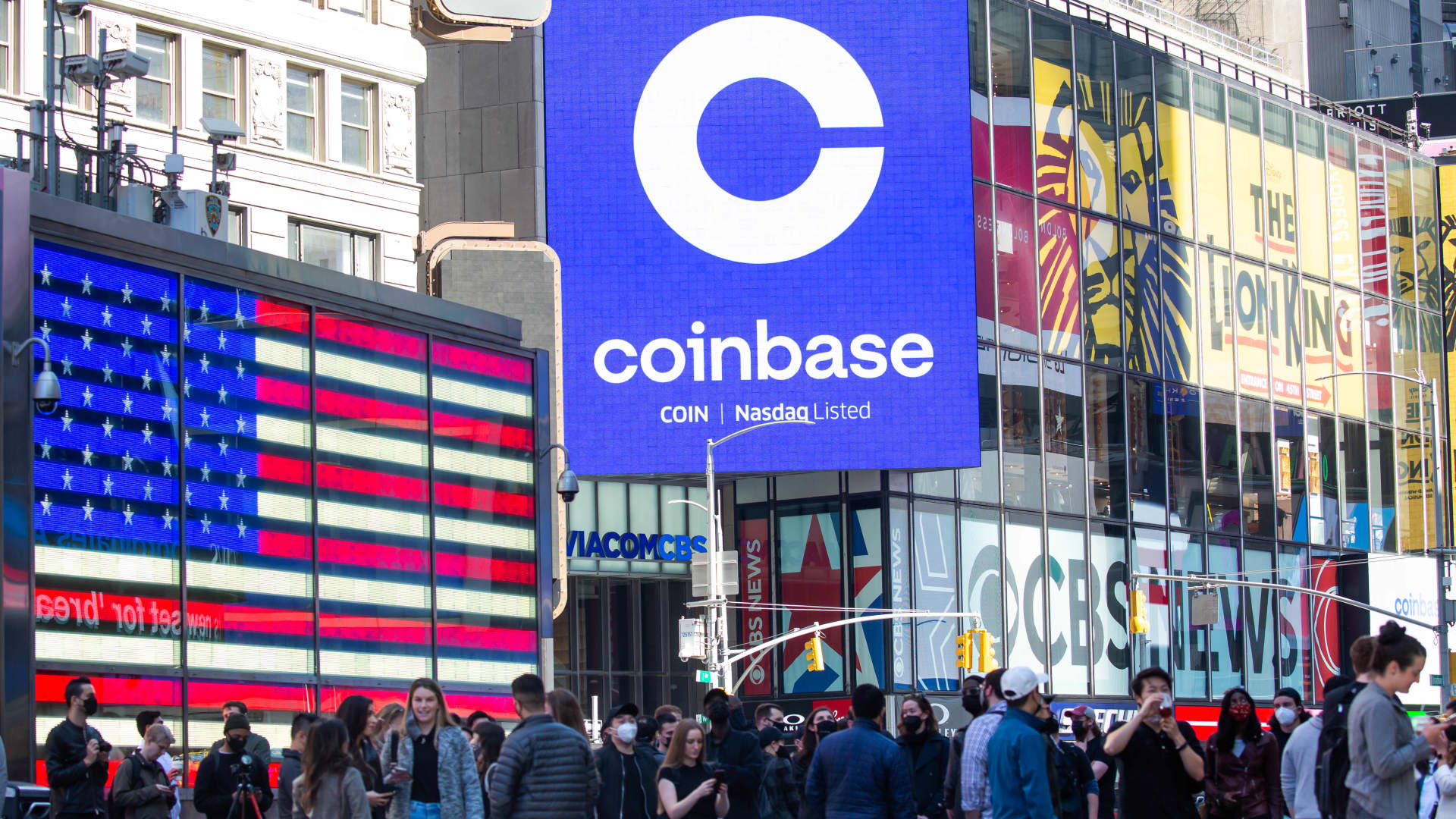 Coinbase and other crypto stocks slip on hot inflation data