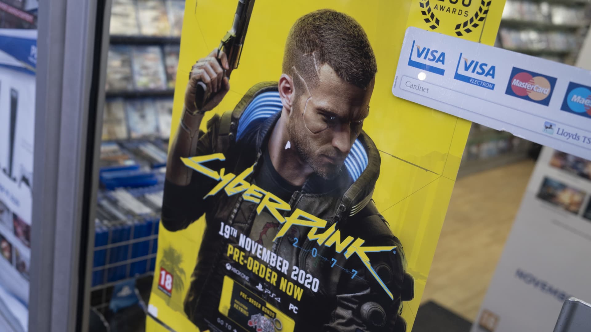 Cyberpunk publisher CD Projekt stock rises after announcing new games