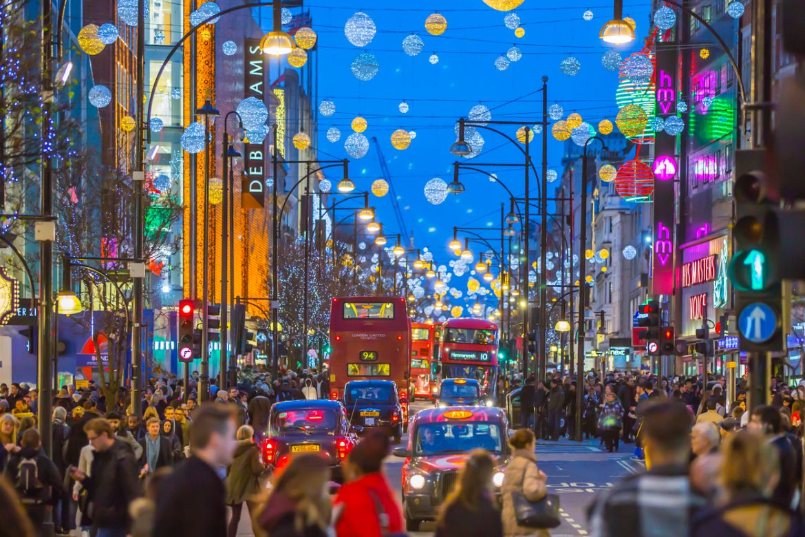 Black Friday Christmas Sales Cyber Monday Oxford Street