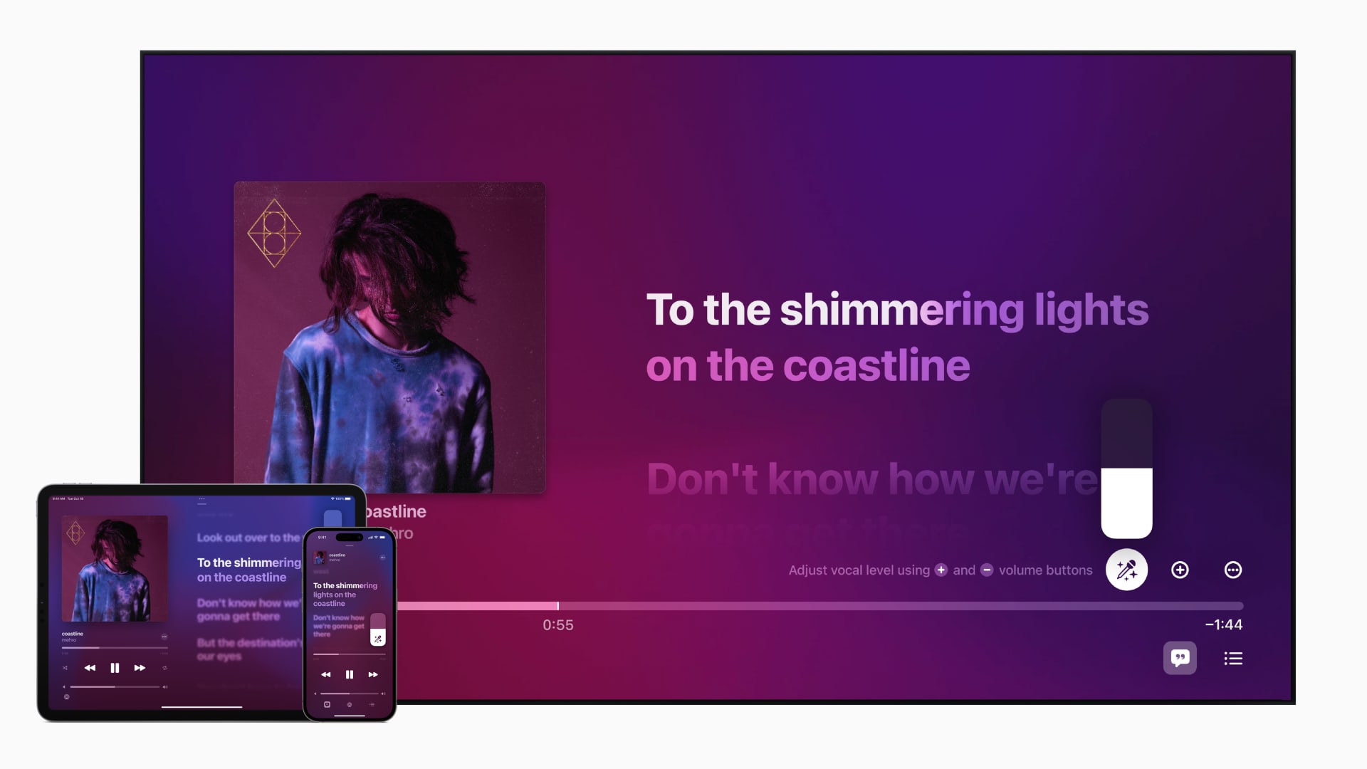 Apple Music karaoke feature launching on iPhones, iPads and Apple TV