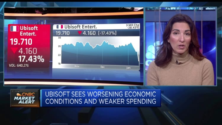 Ubisoft shares plunge after firm cuts full-year revenue forecast