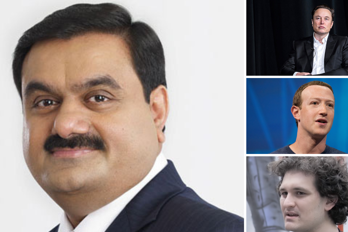 Gautam Adani Drops Out Of 10 Wealthiest List: Here's How His Loss Stacks Up To Musk, Zuckerberg And SBF - Meta Platforms (NASDAQ:META)