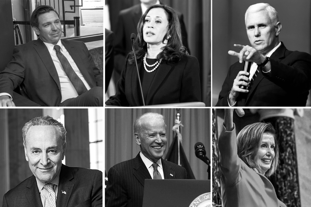 Biden, DeSantis, Pence, McCarthy, Harris, Pelosi, Schumer And Others React To Trump's Indictment