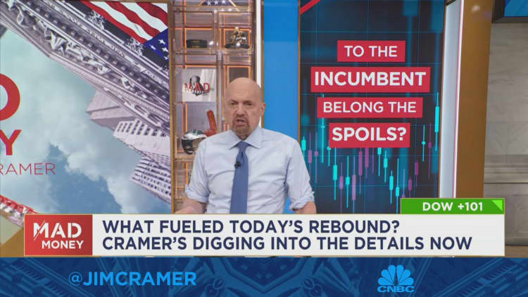 What fueled today's rebound? Cramer's digging into the details