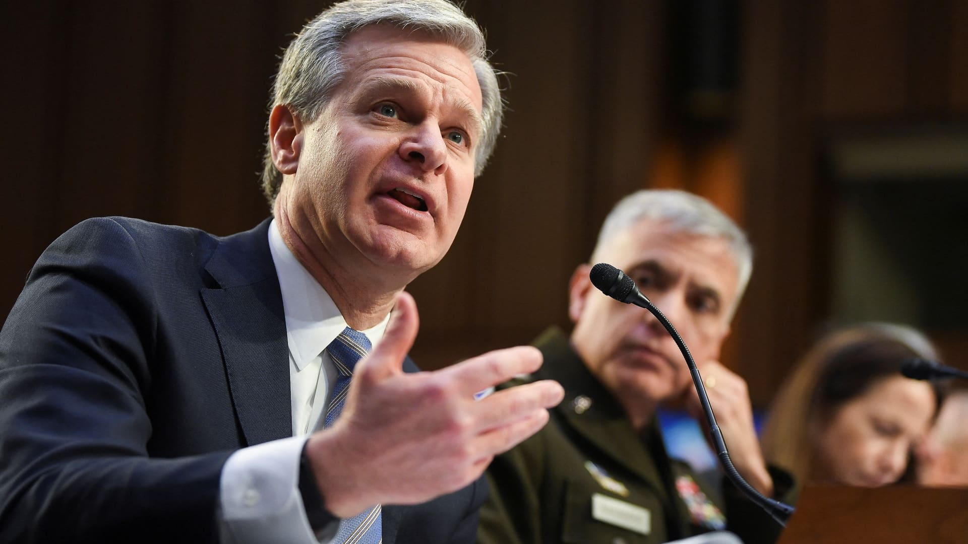 Chinese hackers outnumber FBI cyber staff 50 to 1, director Wray says
