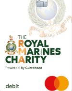 UK fintech currensea Royal Marines charity card