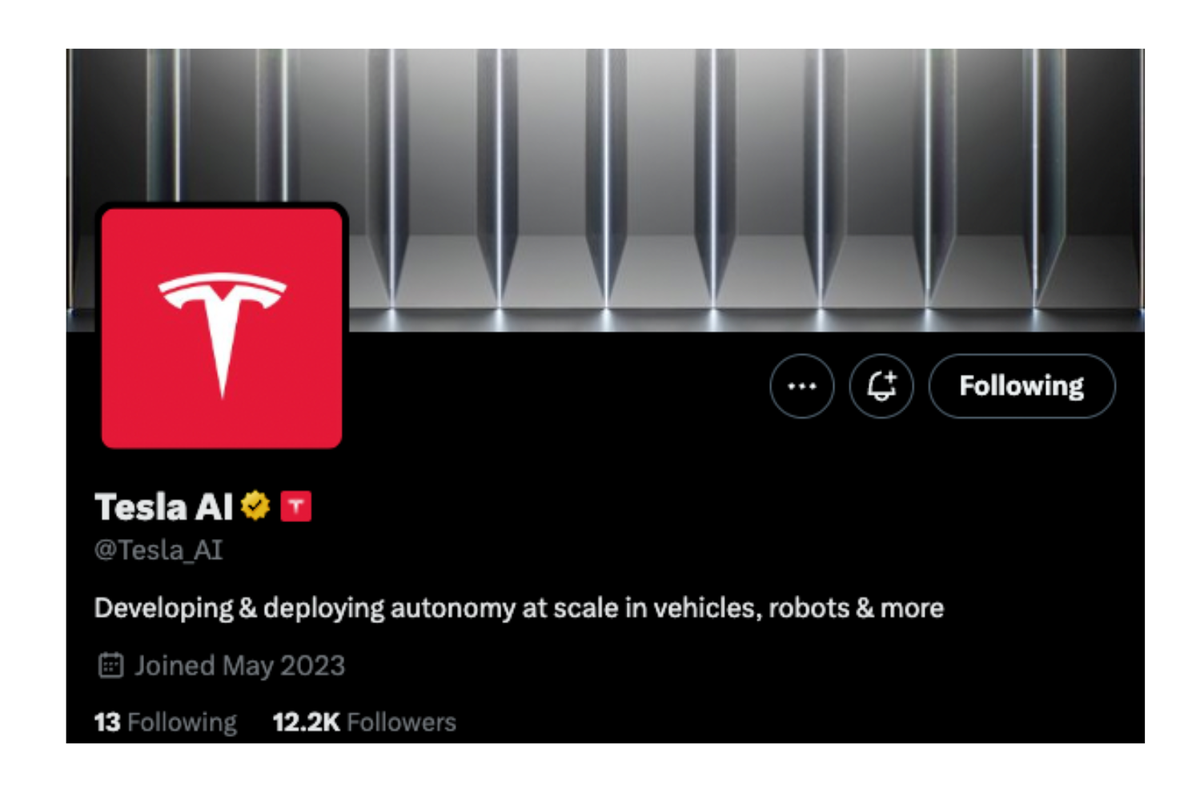 Tesla Quietly Launches New Tesla AI Twitter Account: Here's Its First Thread - Tesla (NASDAQ:TSLA)
