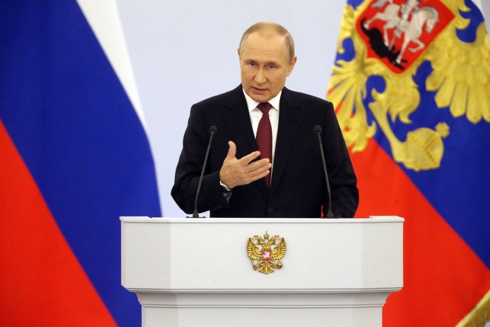 Putin Slams Dollar Dominance At BRICS Summit, Calls For Local Currency Trade