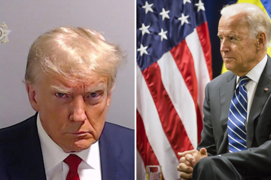 President Joe Biden Comments On Trump's Mugshot... With A Compliment?