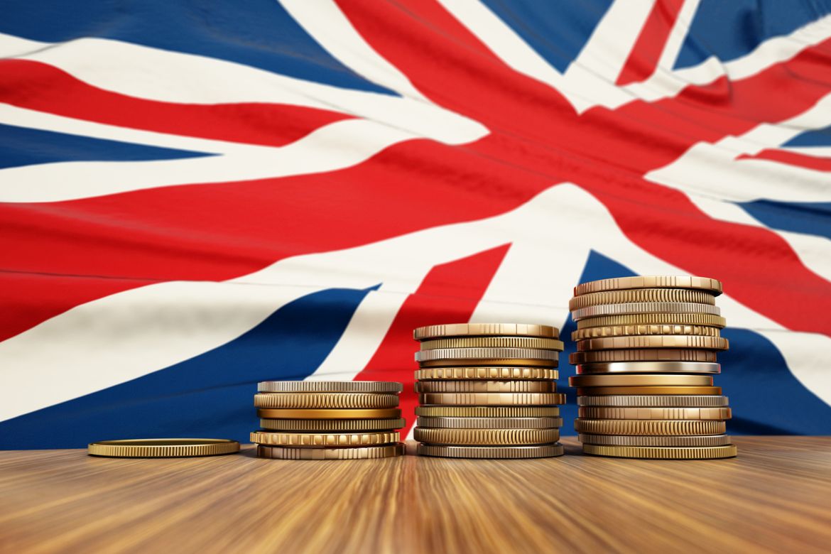 UK rising interest rates coins money