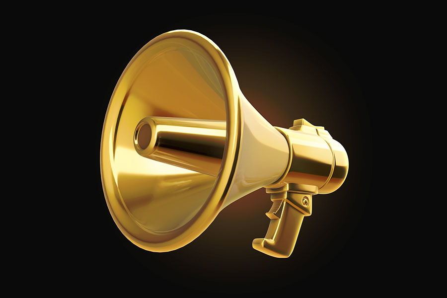 gold-megaphone