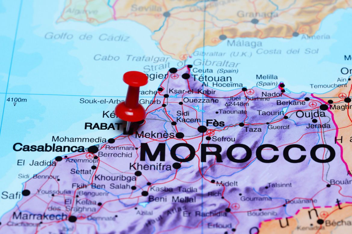 Morocco map