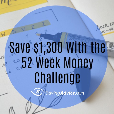 how to do the 52 week money challenge