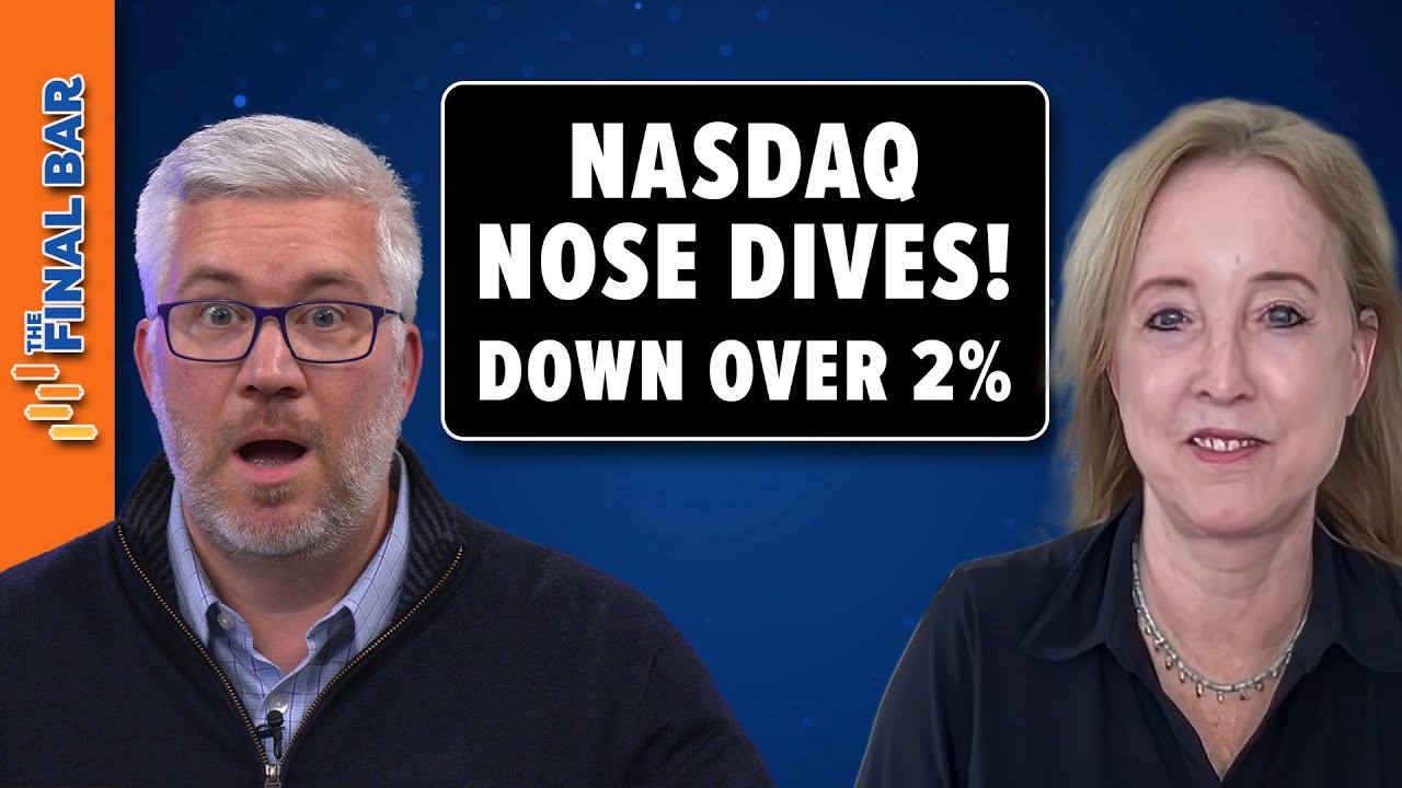 NASDAQ NOSEDIVES, Down Over 2% At The Close!