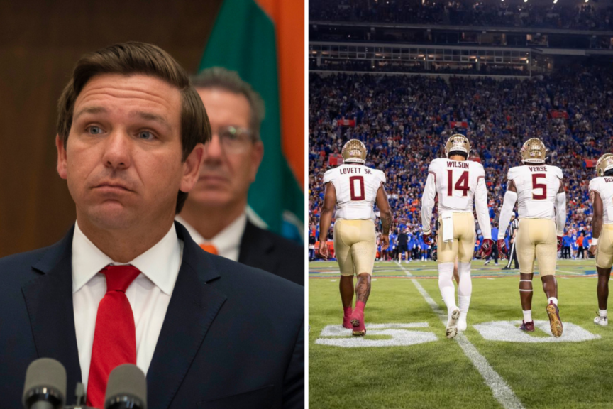 Ron DeSantis Not Happy Florida State Left Out Of NCAA Football Playoff — And He's Ready To Sue - DraftKings (NASDAQ:DKNG), Walt Disney (NYSE:DIS)