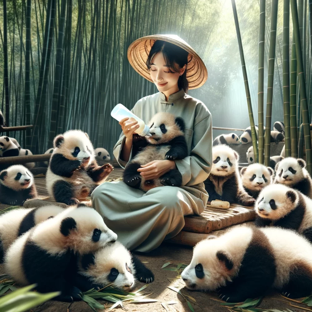 Professional Panda Nanny