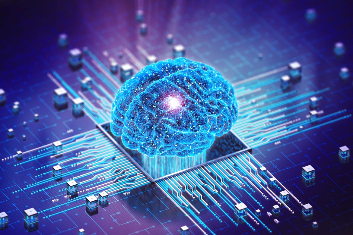 AI artificial intelligence brain