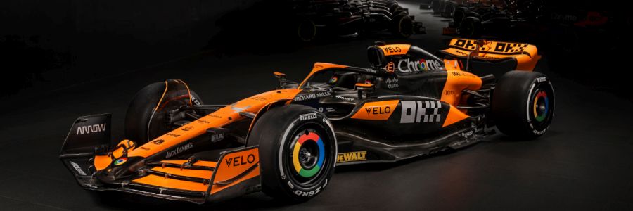 McLaren F1 team's livery for the 2024 season
