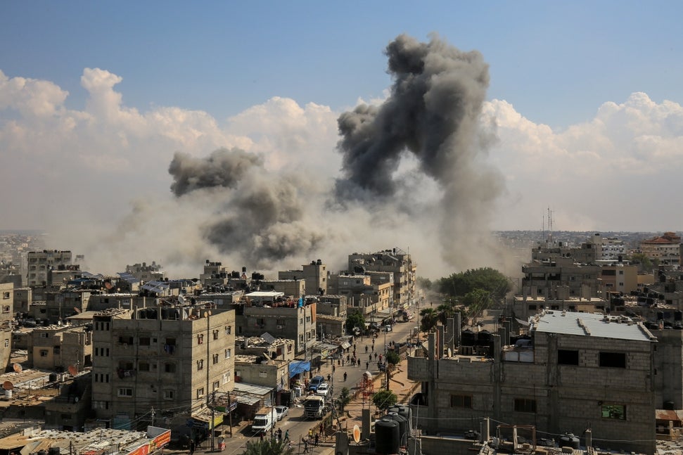 Israeli Air Strikes In Gaza To Free Two Hostages Leave 37 Dead