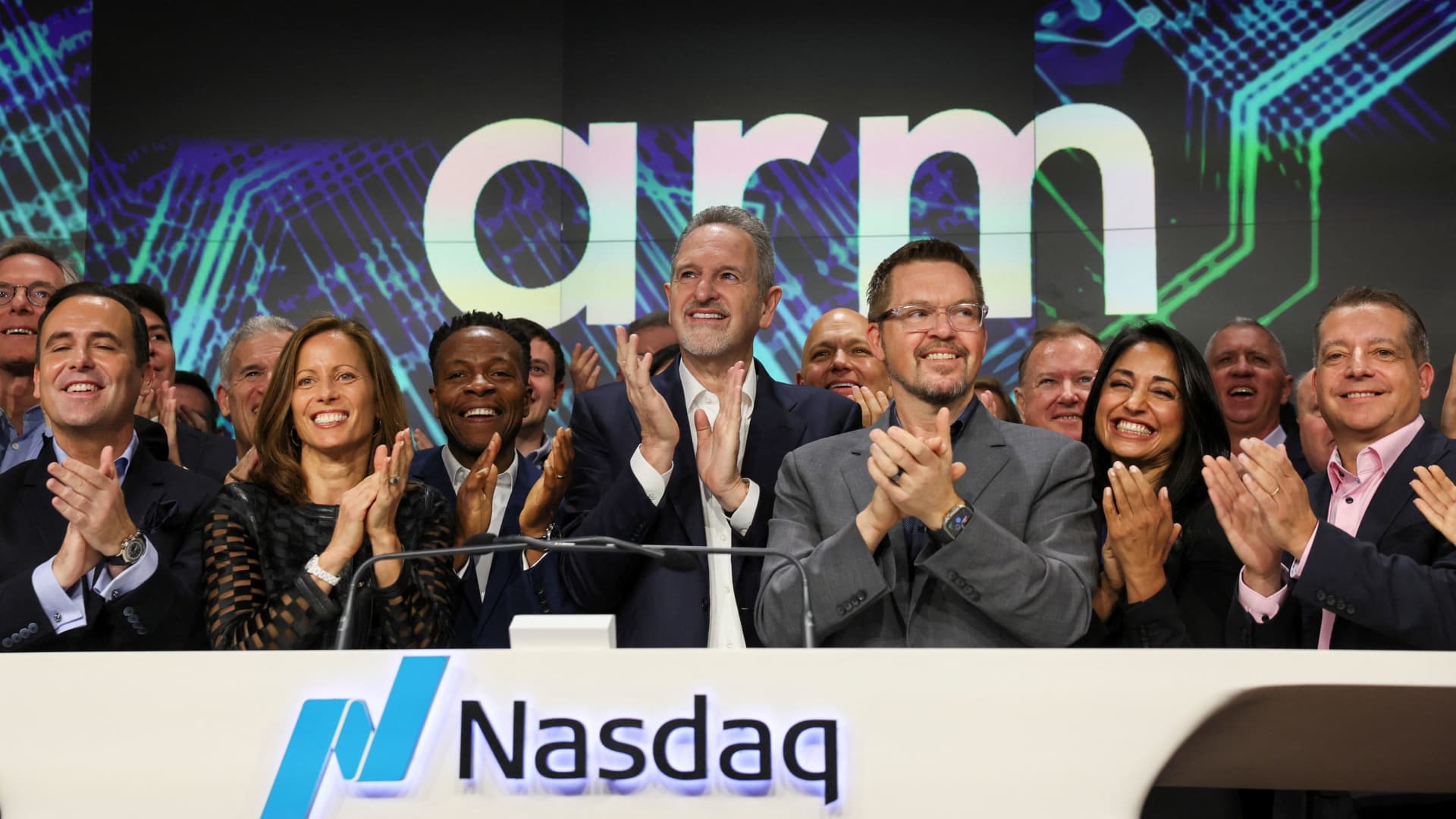 Arm shares soar after company reports strong earnings and forecast